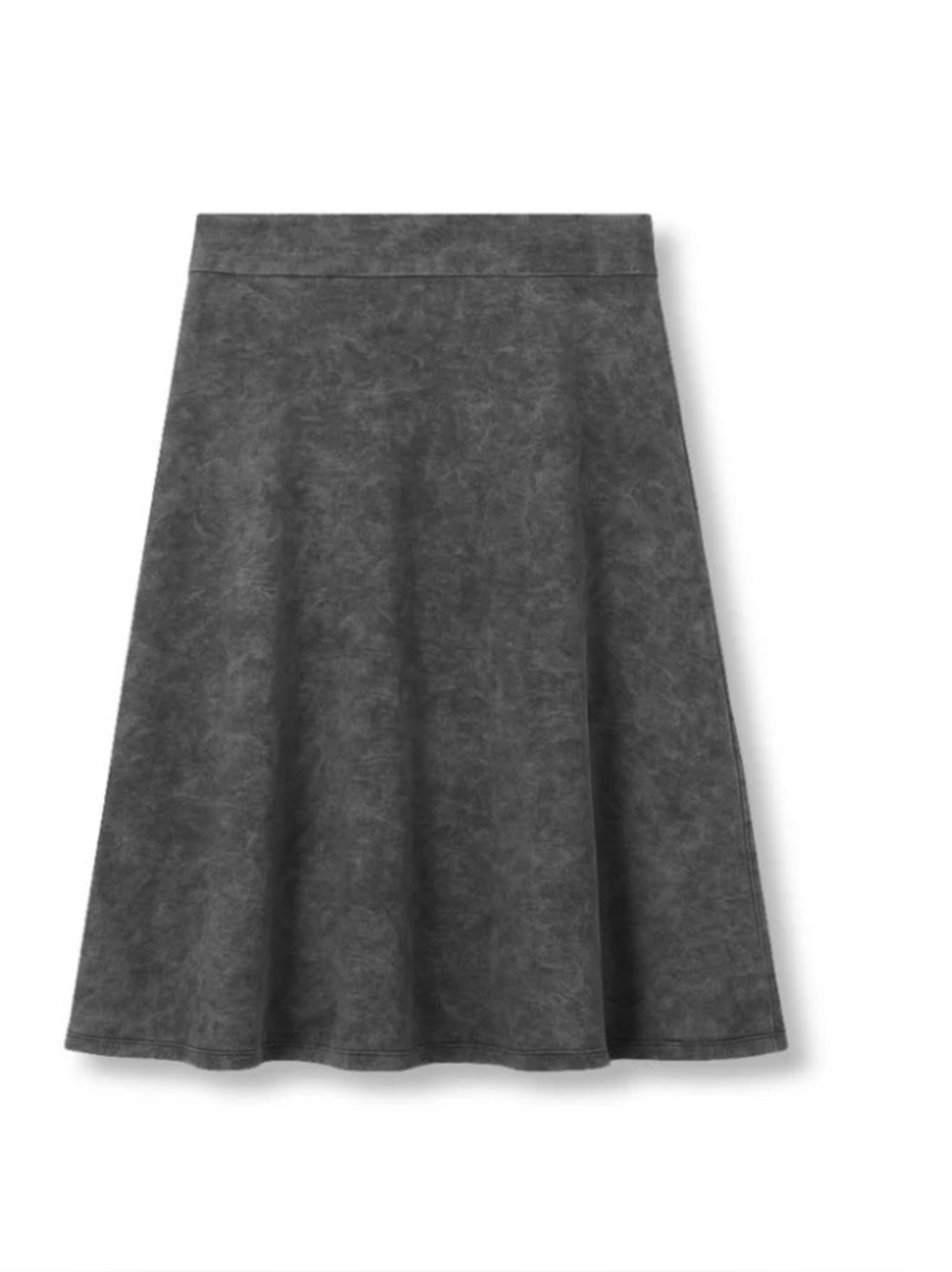 Three Bows NEW CLASSIC CAMP SKIRT WOMEN - BLACK DENIM WASH Size Small 25 Inch